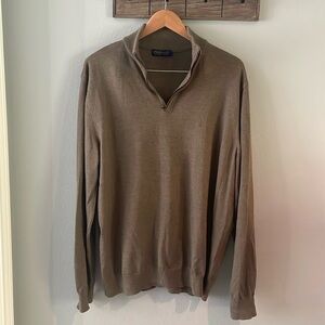 polo Golf Ralph Lauren 1/2 Zip 100% Merino Wool Sweater size XL